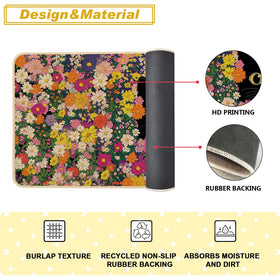 Baccessor Absorbent fiber mat captures spills effectively.