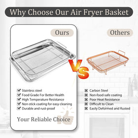 Baccooli oil-draining structure helps reduce grease for cleaner meals.