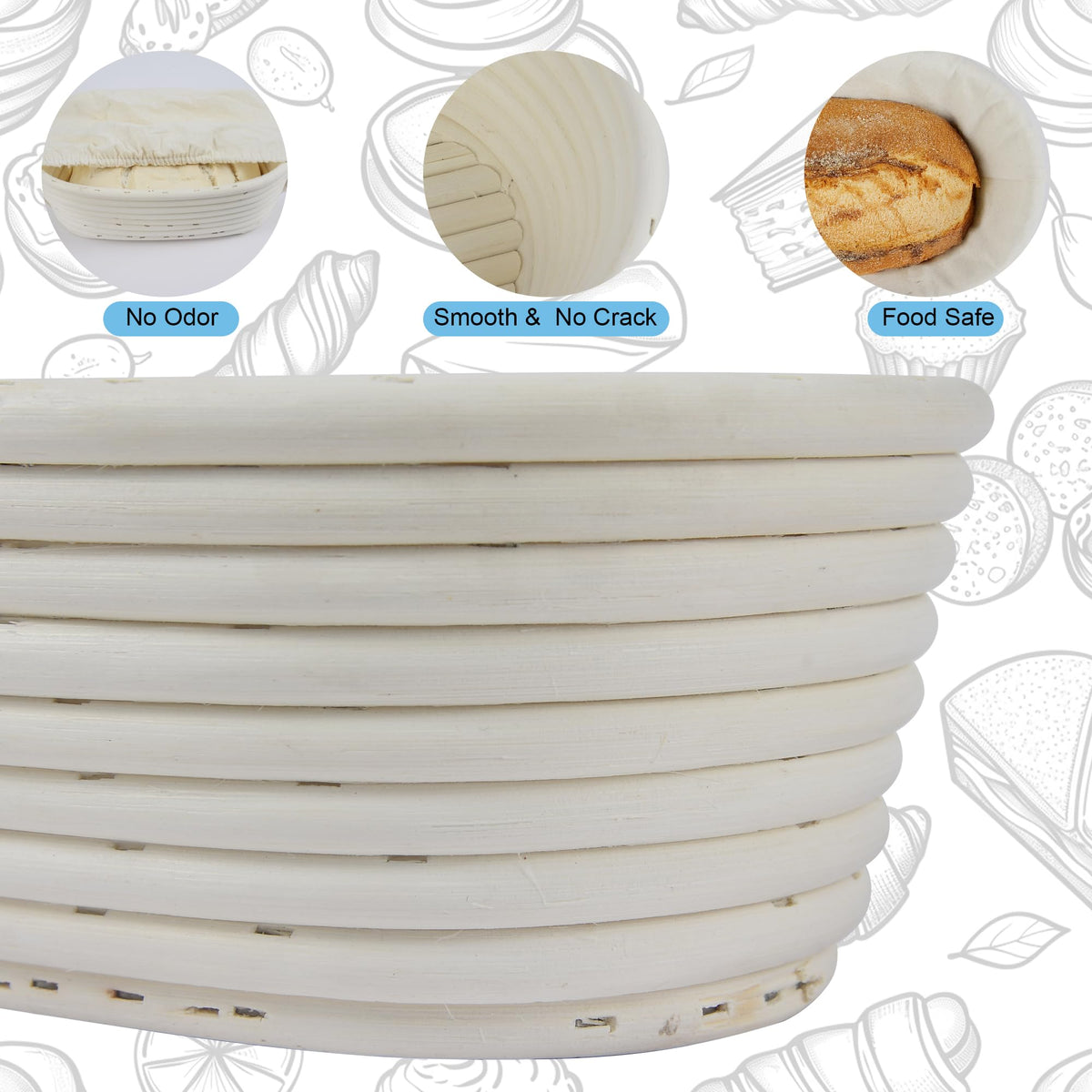 BACCZZY easy-cleaning and drying process supports long-lasting rattan baskets.