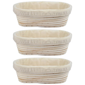 BACCZZY oval 10-inch banneton for clean, even dough proofing.