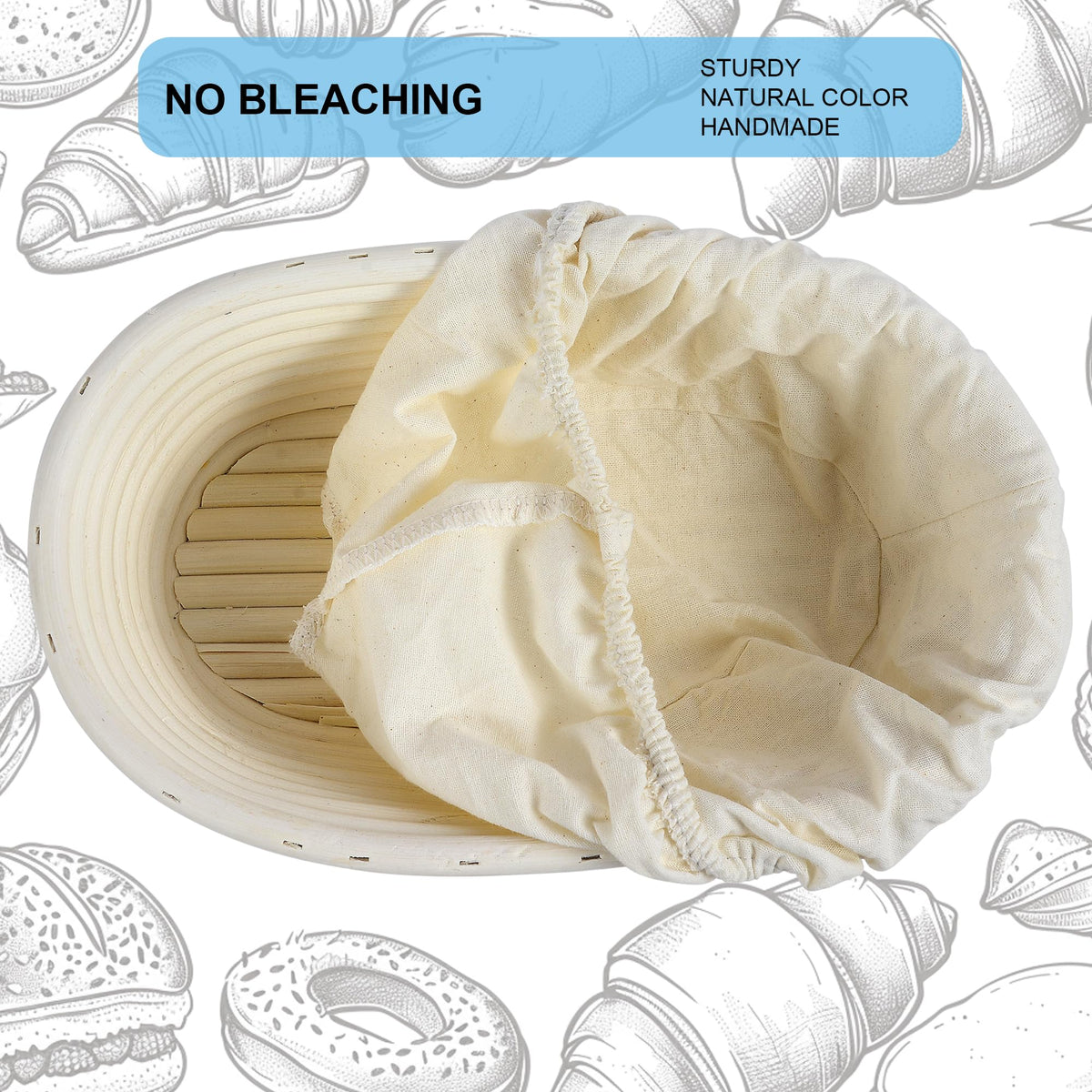 BACCZZY close-up of tight weave showing smooth surface and safe handling.