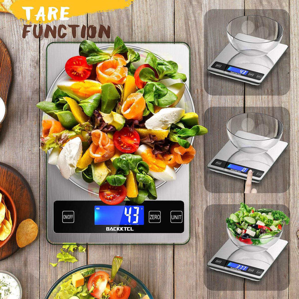 BACK KTCL Cooking Master stainless steel body resists fingerprints in the kitchen