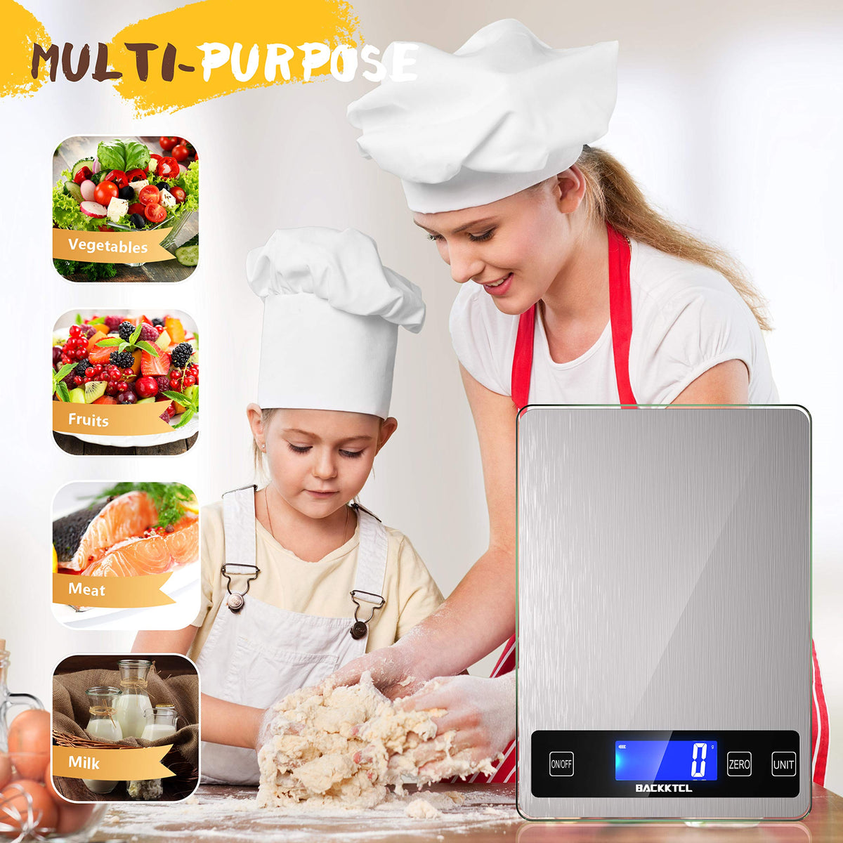 BACK KTCL Cooking Master unit conversion highlights six measurement options