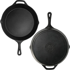Backcountry Iron seasoned oil finish demonstrates ready-to-use cooking surface