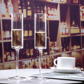 BACLIFE crystal champagne flutes ideal for weddings, anniversaries, and special moments.