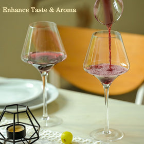 BACLIFE red wine glasses ideal for weddings and anniversaries.