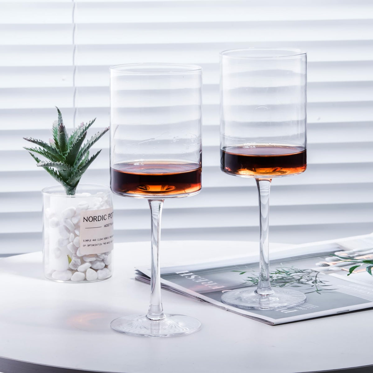 BACLIFE gift-packaging wine glasses ready for gifting