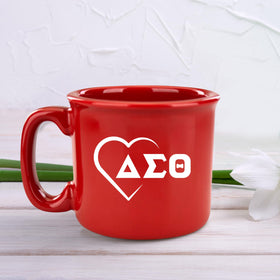 Bad Bananas BBGreek Delta Sigma Theta mug back view displays 1913 print for display and gifts.