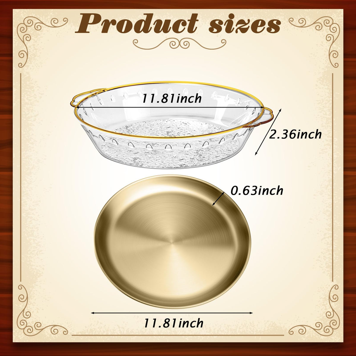 Baderke lower ice compartment of the 11.8-inch tray cools foods during gatherings.