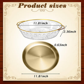 Baderke lower ice compartment of the 11.8-inch tray cools foods during gatherings.