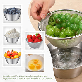 Baderke fruit and vegetable rinse bowl ideal for washing produce safely.