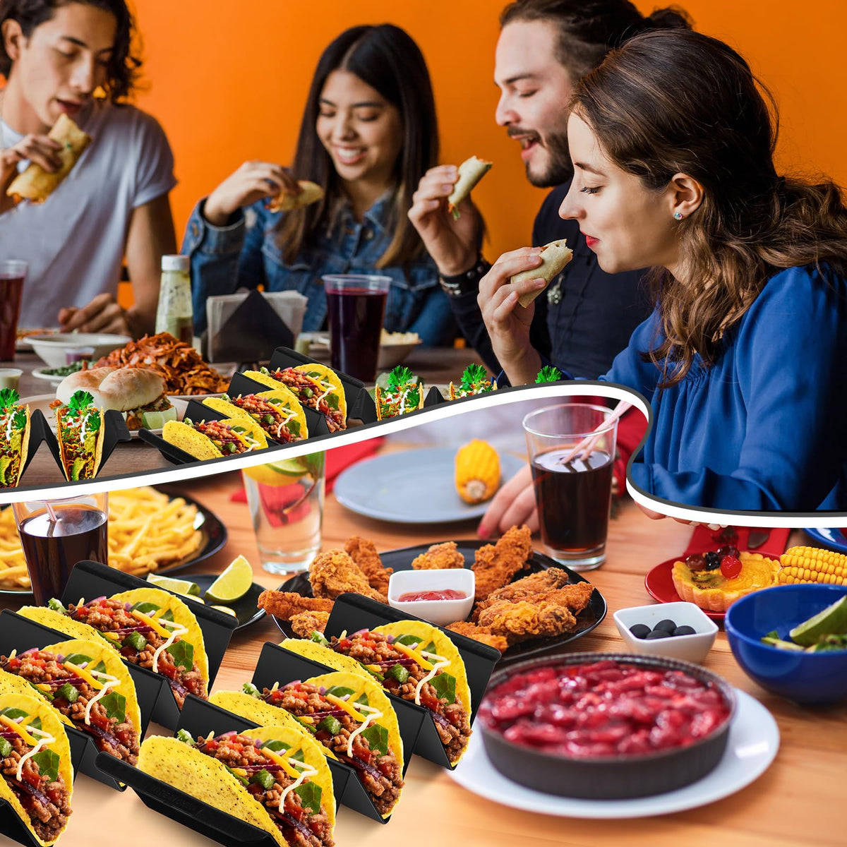 Baderke party-ready taco night essentials, a 6-pack for gatherings.