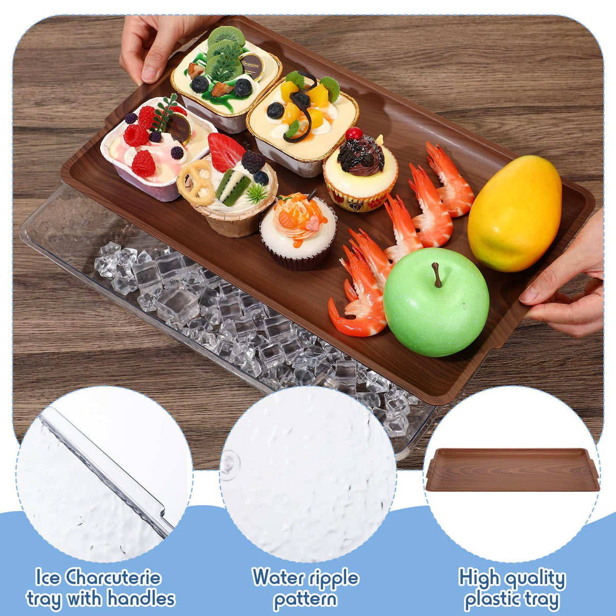 Baderke party serving board with multiple compartments supports organized appetizers and dips.