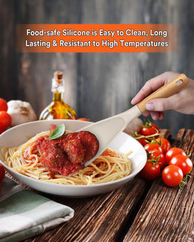 Badiano BPA-free silicone spoon safe for food prep