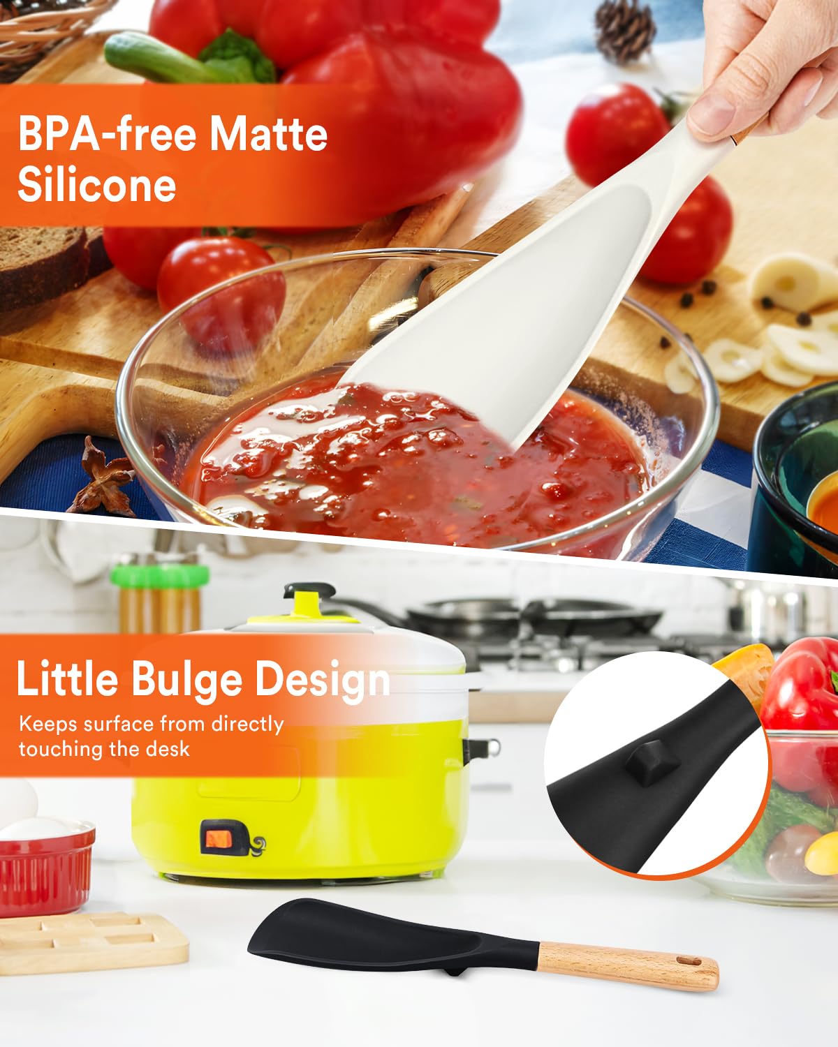 Badiano spoon is easy to clean after cooking under running water.