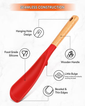 Badiano ergonomic wood-handle design supports precise control during cooking.