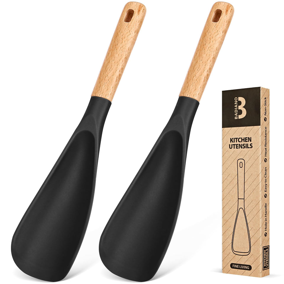 Badiano spoon head for nonstick cookware with high heat resistance