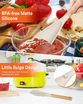 Badiano spoon heat-resistant up to 446℉ for high-heat tasks.