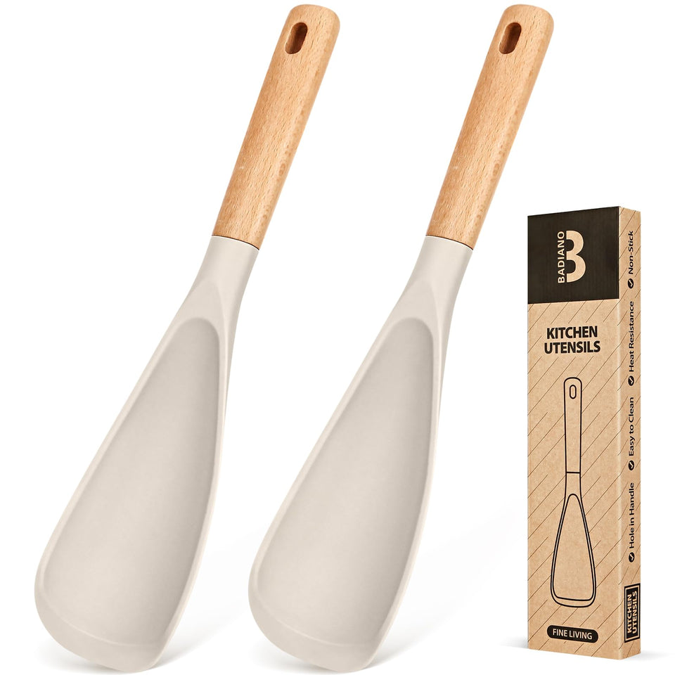Badiano silicone cooking spoon with heat resistance for high-heat stirring