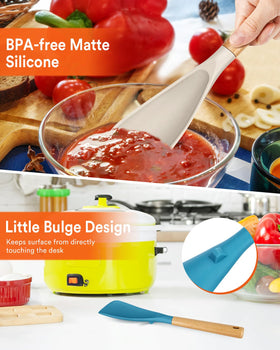 Badiano heat-resistant spoon withstands high temperatures for safer cooking.