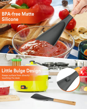 Badiano spoon heat-resistant up to 446°F for high-heat tasks.