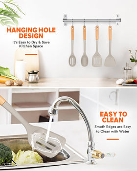 Badiano utensils are easy to clean by hand and air-dry.