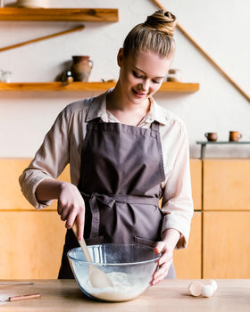 Badiano slotted spoon drains liquids quickly while tasting and serving.
