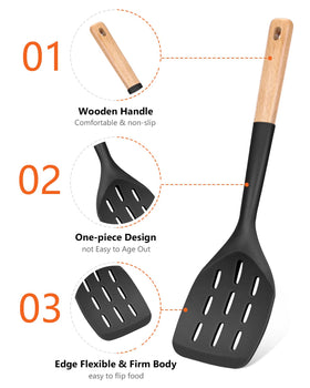 Badiano silicone spatula heat resistant up to 446F for grilling
