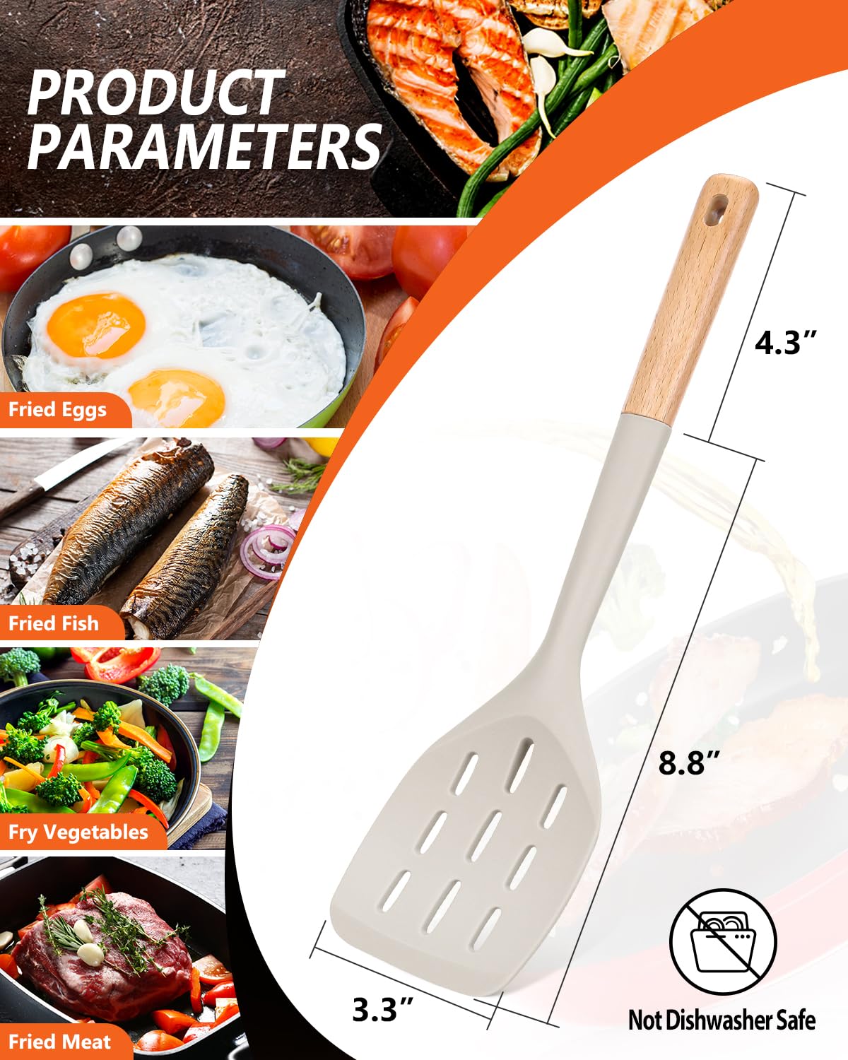 Badiano spatula set ideal for baking and mixing tasks.