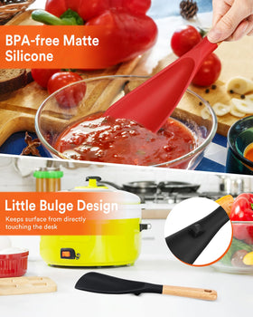 Badiano spoon rest keeps the head elevated when placed down.