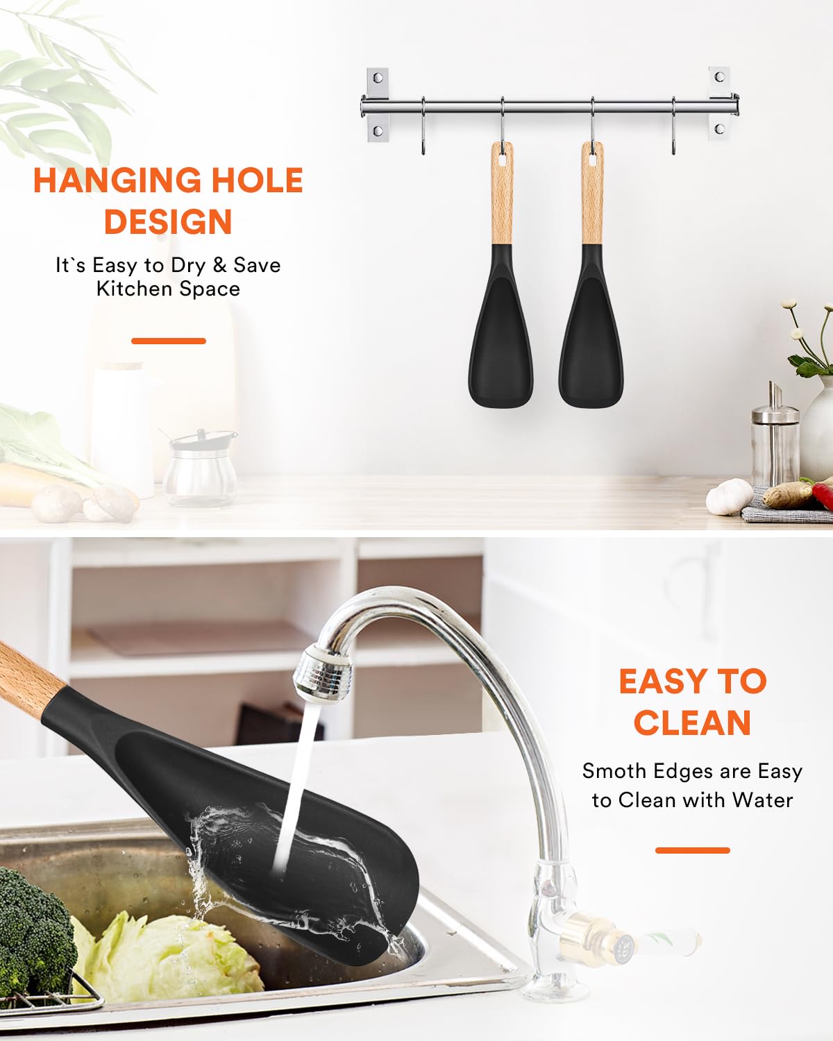 Badiano two-pack spoons provide versatility for tasks