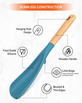 Badiano wooden-handle ergonomic spoon for comfortable grip
