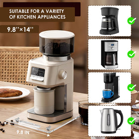 Baemin tray accommodates a range of devices from coffee makers to stand mixers.