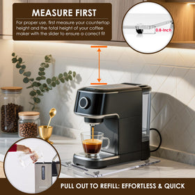 Baemin includes a cable organizer to keep cords tidy during appliance moves.