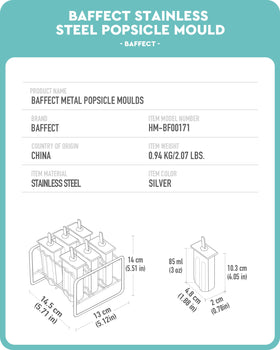 Baffect sponge brush and recipe card kit for easy cleaning and ideas.