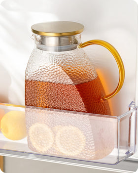 Baffect Water Pitcher wide opening for smooth pouring and easy cleaning.