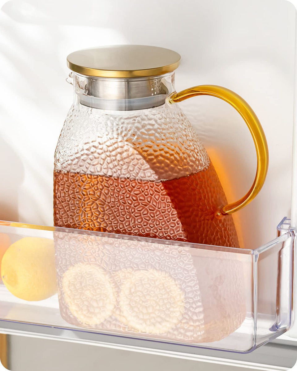 Baffect Water Pitcher wide opening for smooth pouring and easy cleaning.