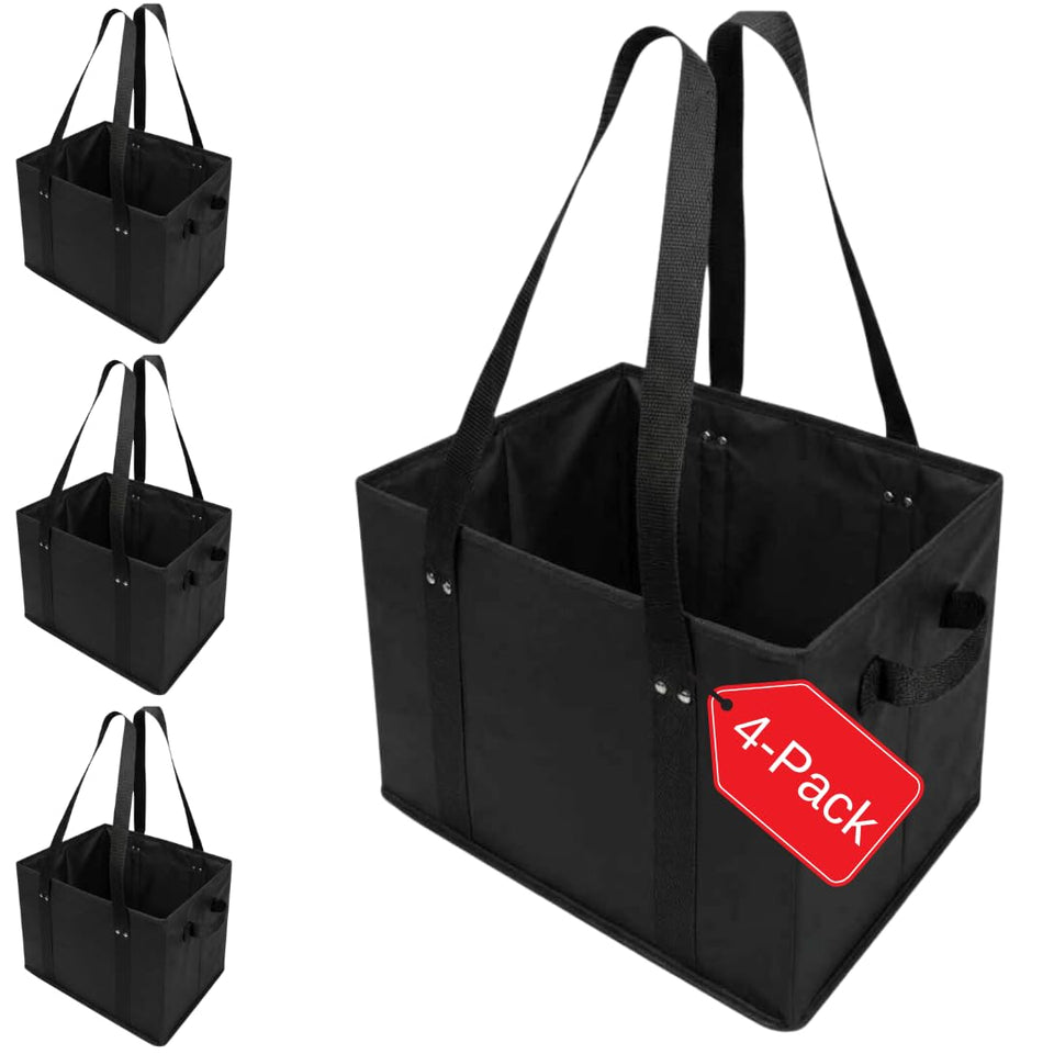 BAG-THAT! stable box-style bag stands upright for easy packing and unloading.