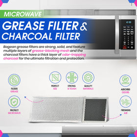 Bagean charcoal filter activation reduces odors in the vent.