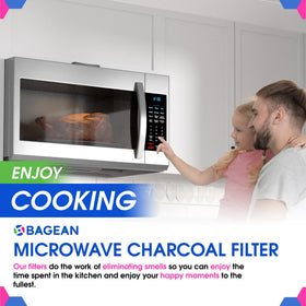 Bagean easy-install GE microwave filter replacement for non-ducted units