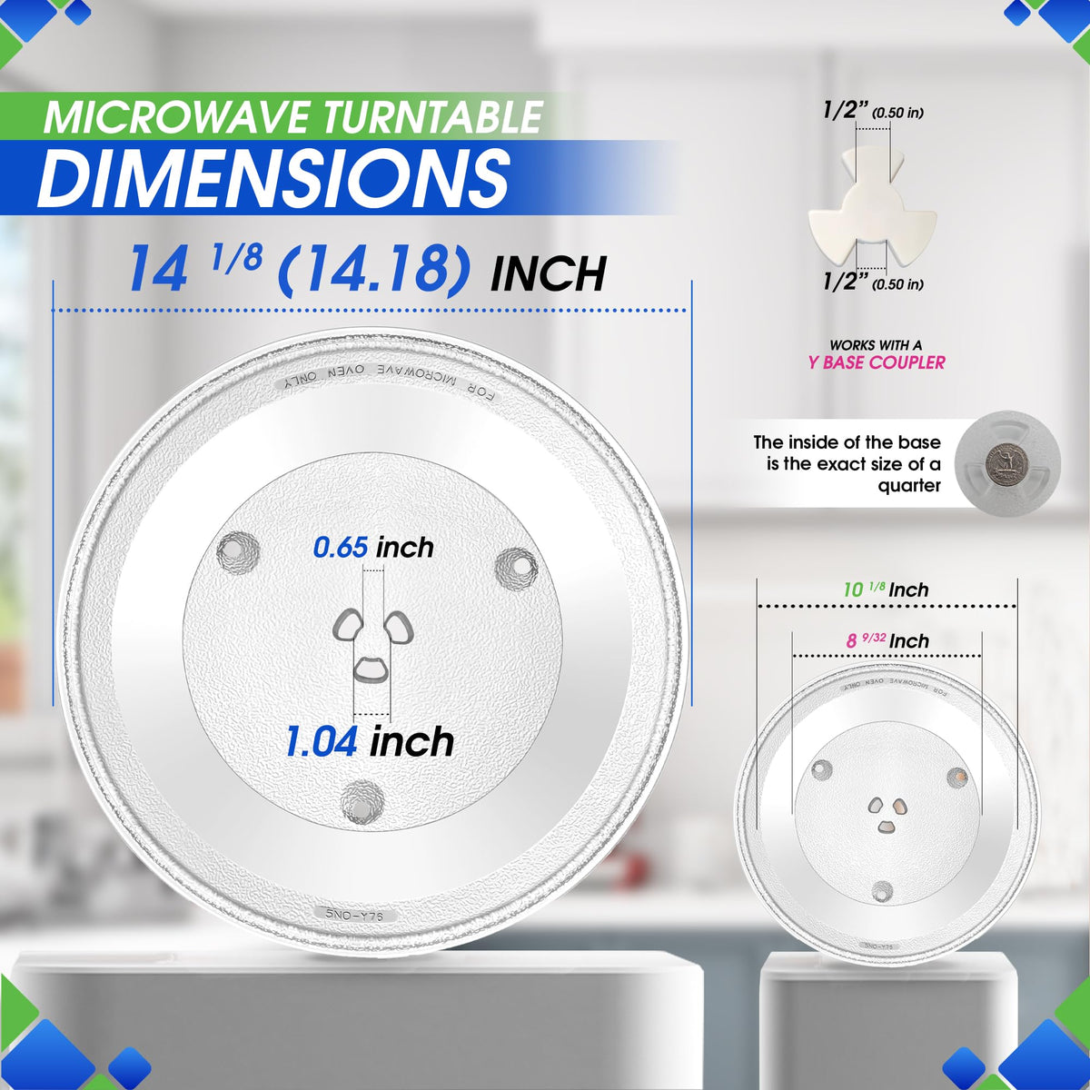 Bagean heat-resistant tempered glass microwave plate