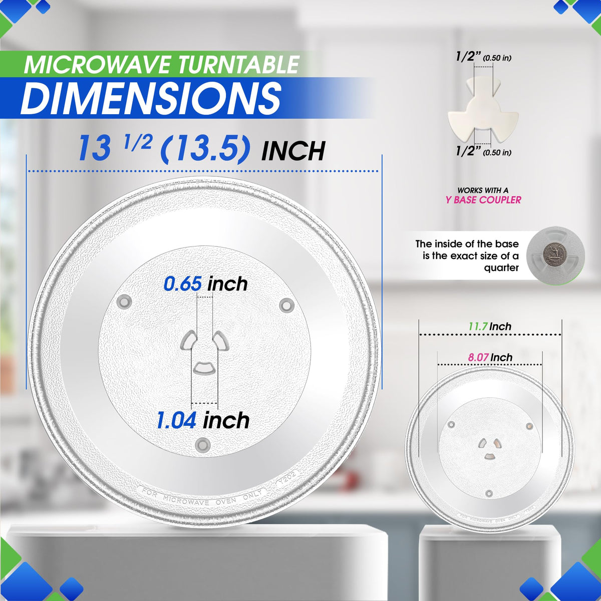Tempered glass surface resists heat, ideal for frequent reheating.
