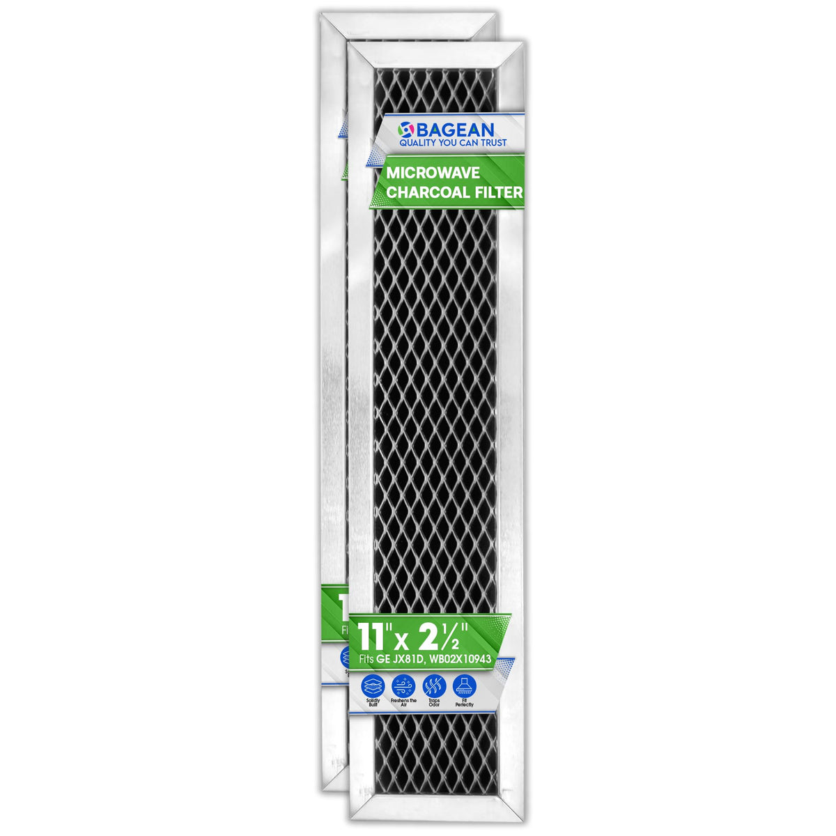 Bagean microwave charcoal filter for GE with odor control