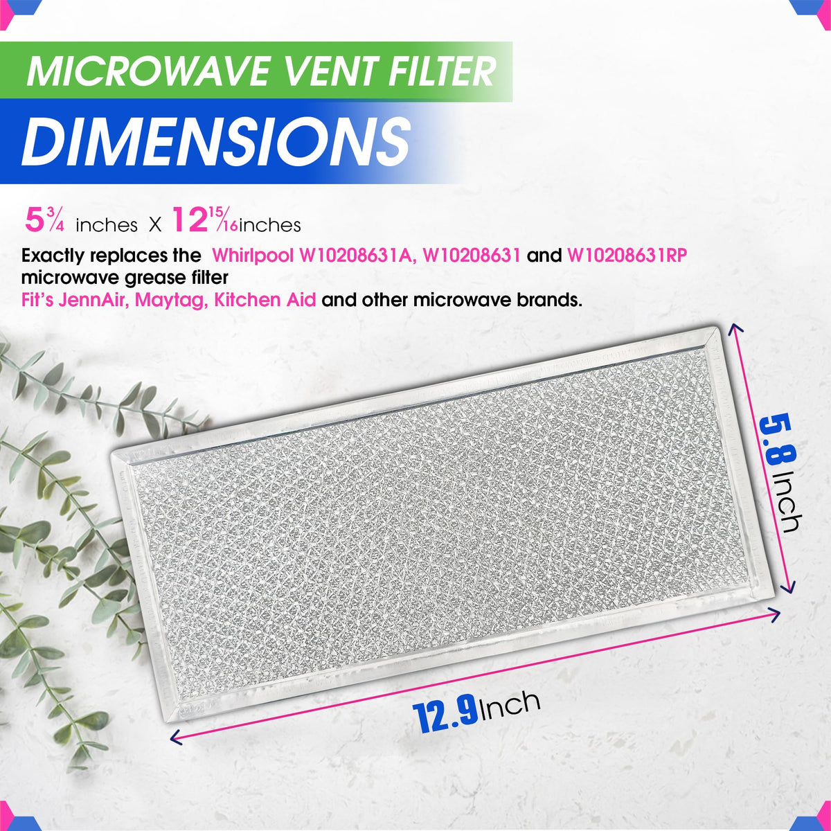 Bagean microwave filter 4-pack ready for easy dishwasher-safe cleaning.