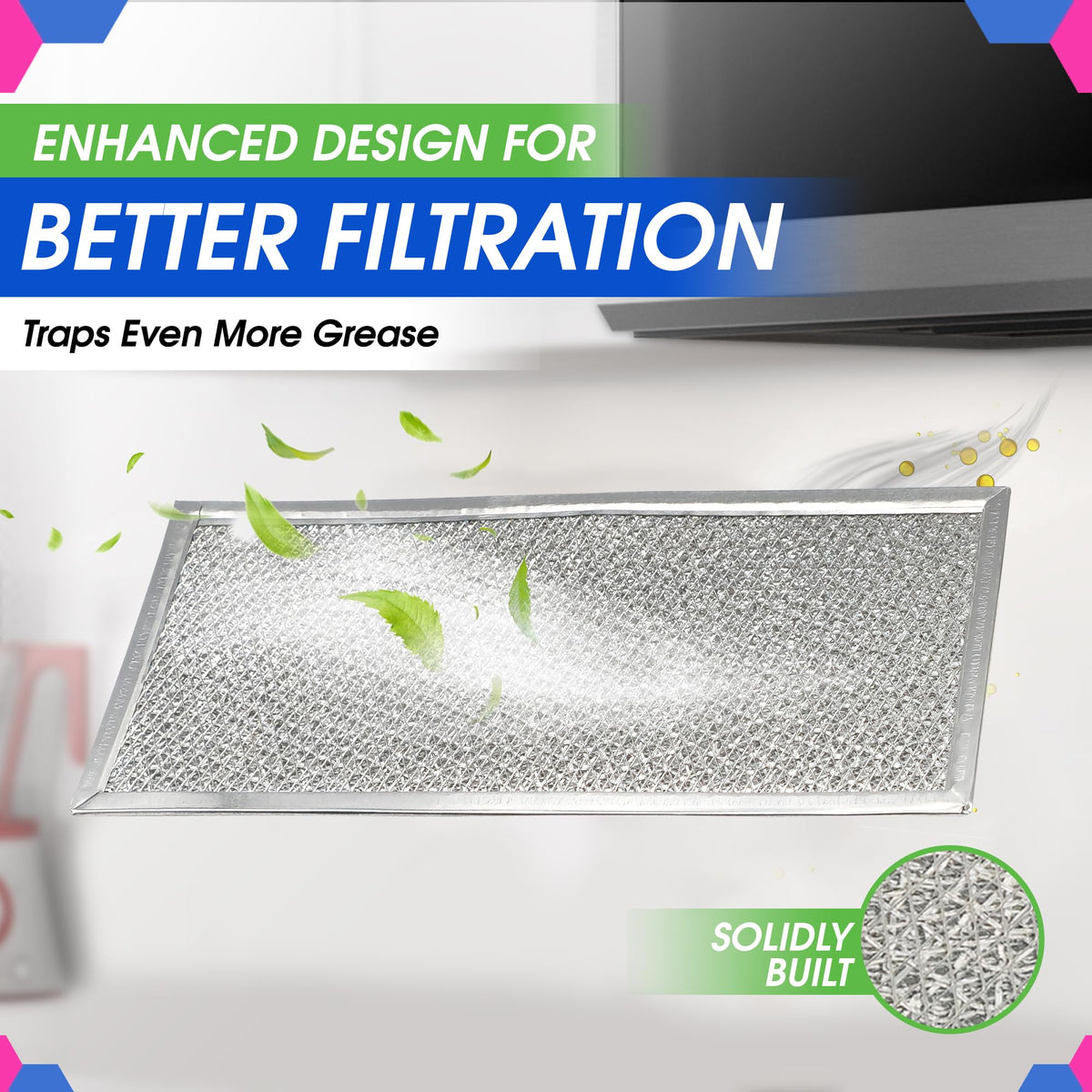 Bagean fitment guide image indicates compatibility with Whirlpool and Jenn-Air models.