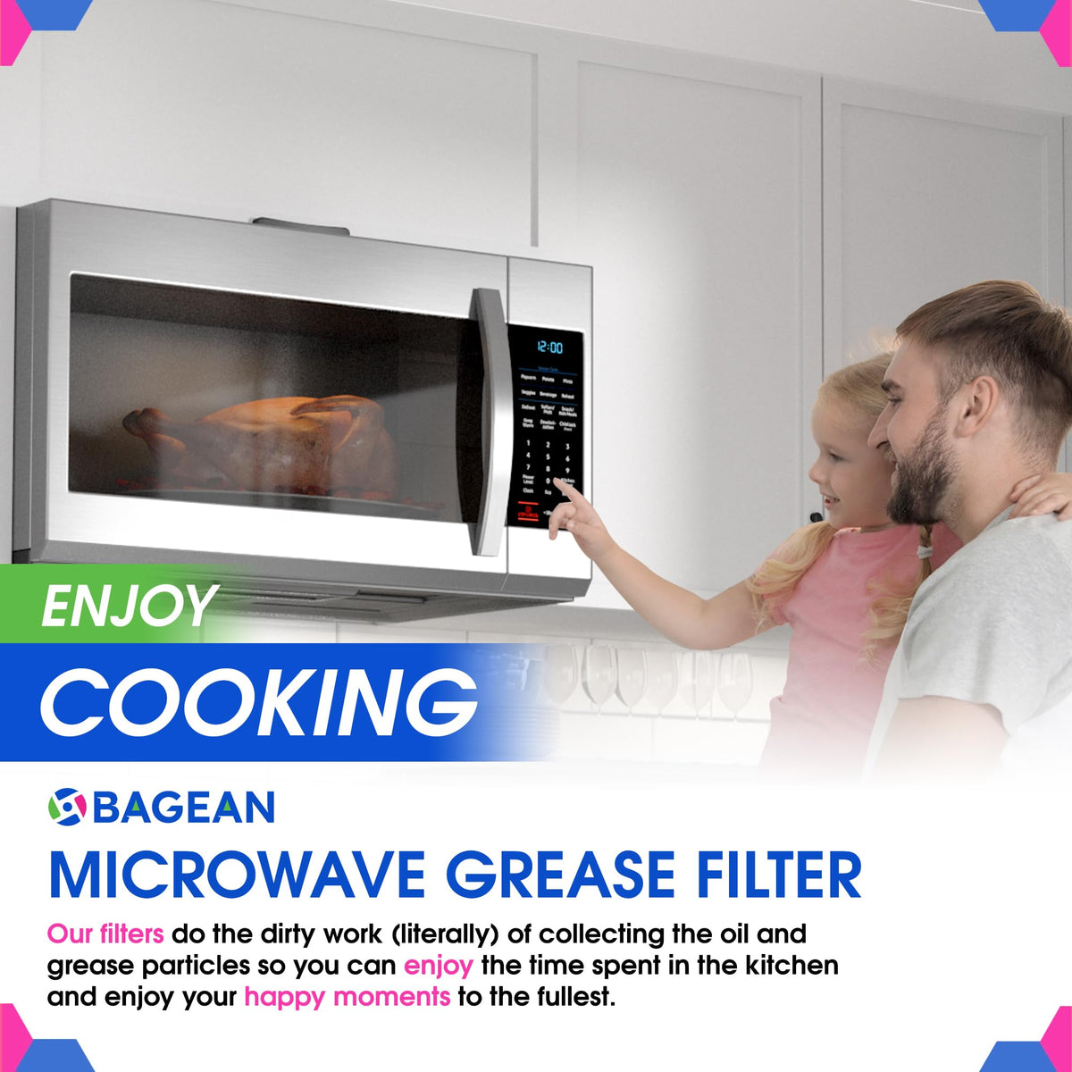 Bagean filter with easy-grip handle for quick removal