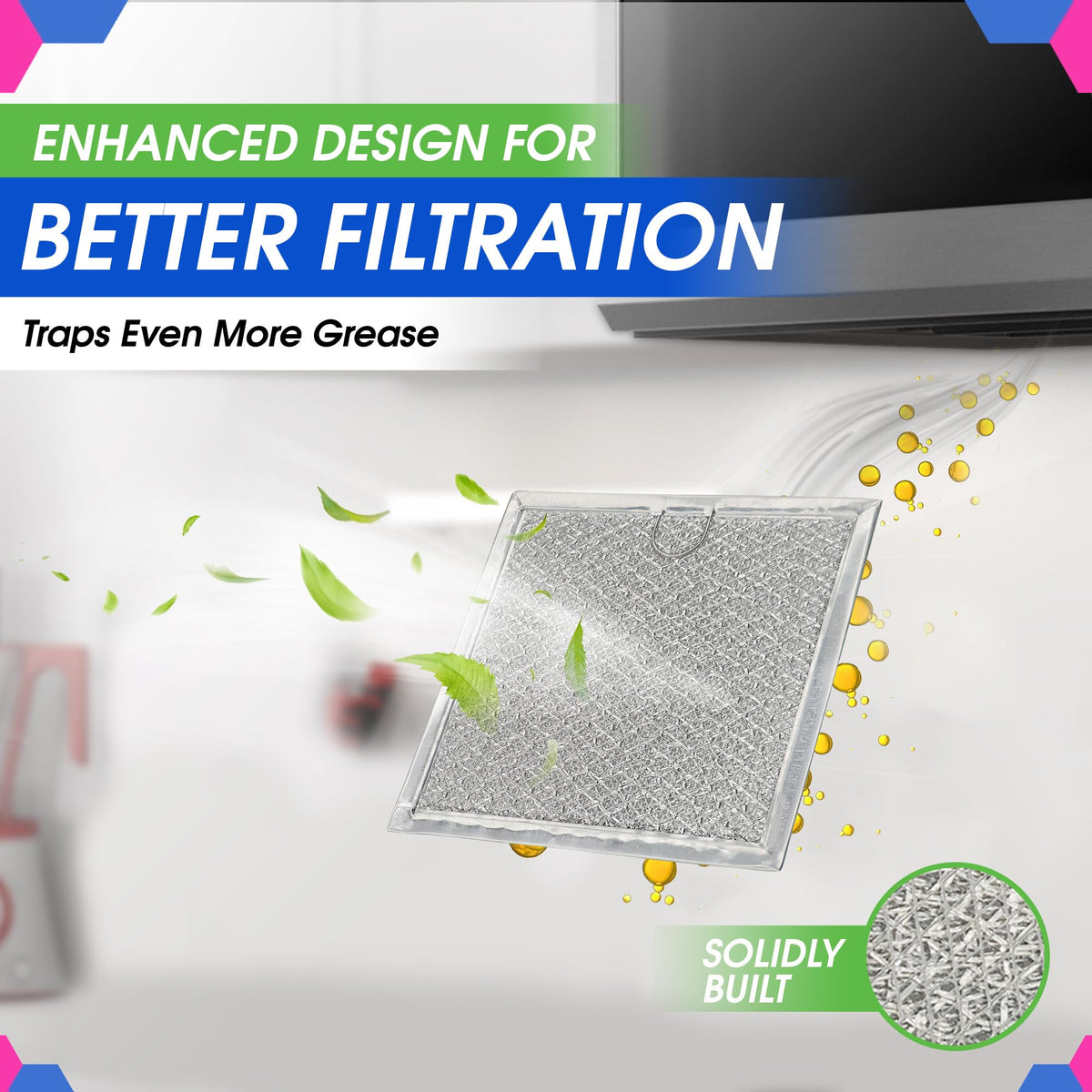 Bagean microwave filter being washed; dishwasher-safe for easy maintenance.