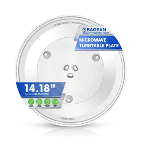 Bagean microwave plate 14-18 inch for precise fit and even heating.