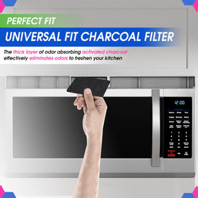 Bagean universal-fit microwave filter compatible with Samsung, GE, LG, Frigidaire, Whirlpool.