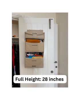 BAGNEAT over-door hooks provide sturdy, tool-free mounting and quick installation.